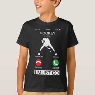 T-shirt Appelle Et Je Dois Aller Drôle Écran Téléphone