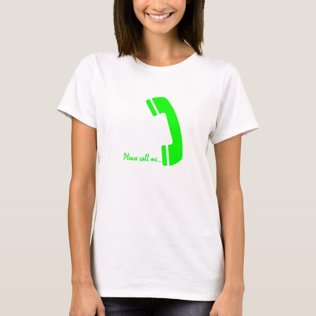 T-shirt Appelle-moi (Devant)