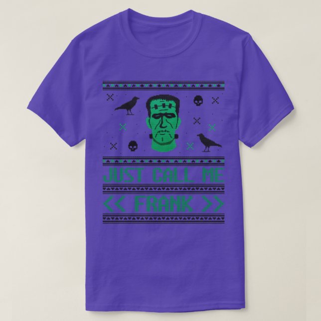 T-shirt Appelle-Moi Frank Classic Monster Halloween (Design devant)