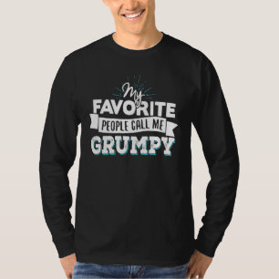 T-shirt Appelle-Moi Grumpy Pour Les Hommes Papa