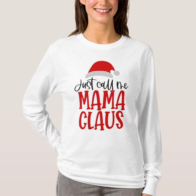 T-shirt Appelle-Moi Mama Claus-56275 (Devant)