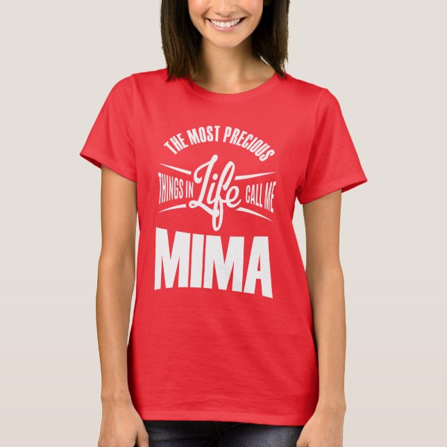 T-shirt Appelle-moi Mima (Devant)