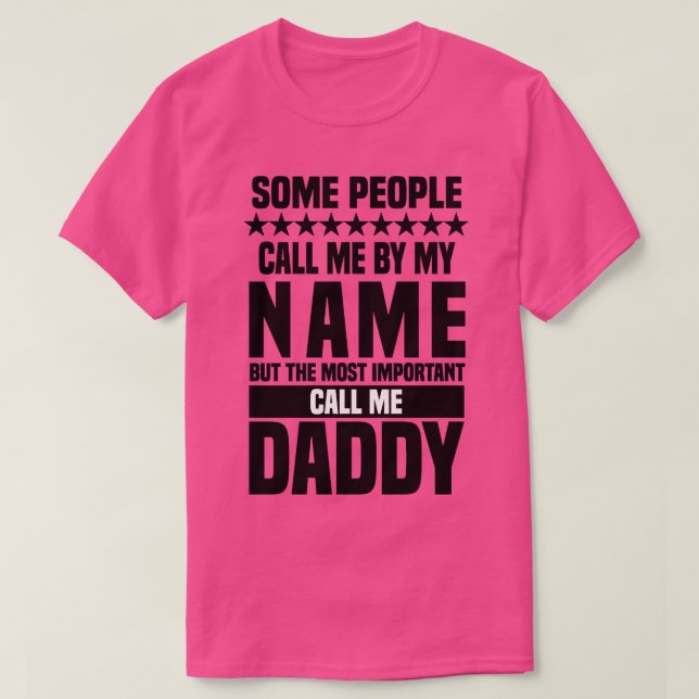 T-shirt Appelle-moi papa (Design devant)