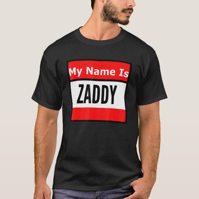 T-shirt Appelle-moi Zaddy (Devant)