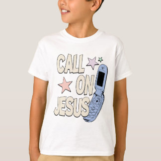 T-shirt Appellez Jésus – Design Rétro Foi