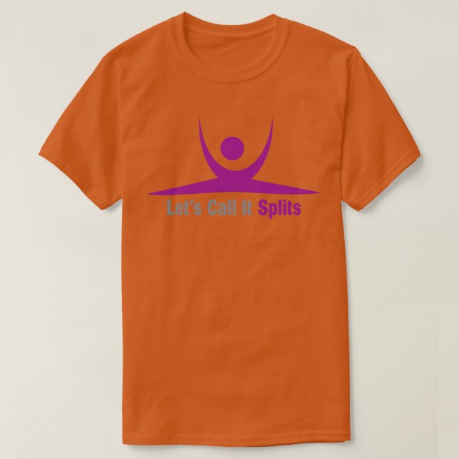 T-shirt Appelons-le Splits Abstrait Hanuman Asana Style S (Design devant)