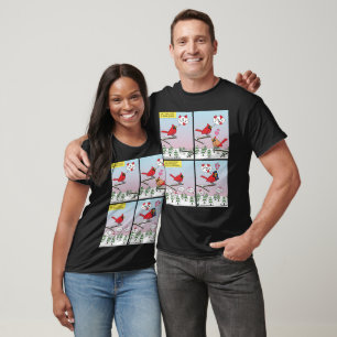 T-shirt Appels de accouplement d'oiseaux modernes comique