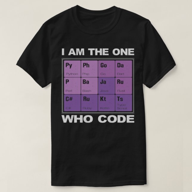 T-shirt Appels de code (Design devant)