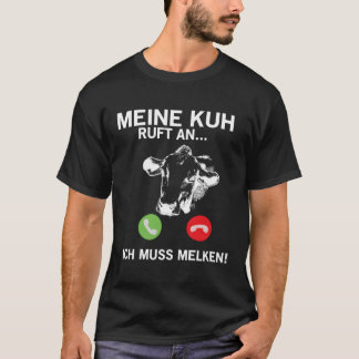 T-shirt Appels de vache JE VAIS TRAIRE