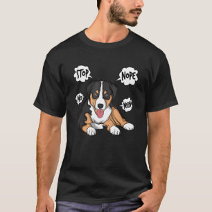 T-shirt Appenzeller Mountain Dog Nope