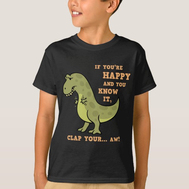 T-shirt Applaudissements II de T-Rex (Devant)