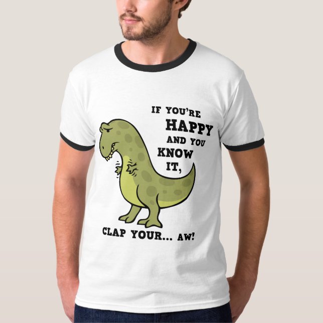 T-shirt Applaudissements II de T-Rex (Devant)