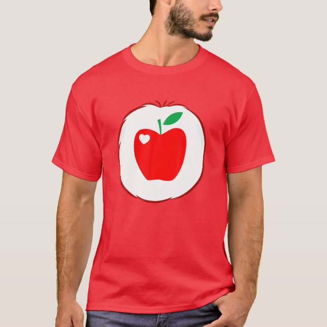 T-shirt Apple-Care-For-Bear-Heart-Costume Halloween Gifts (Devant)