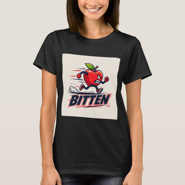 T-shirt Apple en course mordu (Devant)