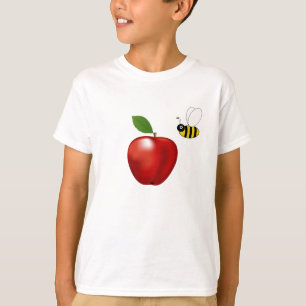 T-shirt Apple et abeille de miel