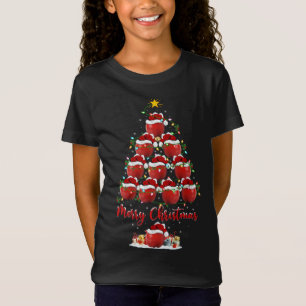 T-Shirt Apple Fruit Love Xmas Correspondant Père Noël Appl