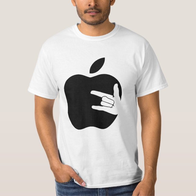 T-shirt Apple Metal la chemise (Devant)