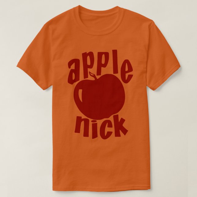 T-shirt Apple Nick Vintage Soda Bottle Casquette (Design devant)