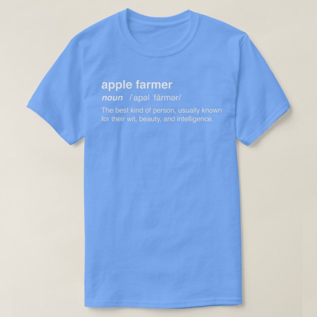 T-shirt Apple Orchard Funny Apple Farm (Design devant)
