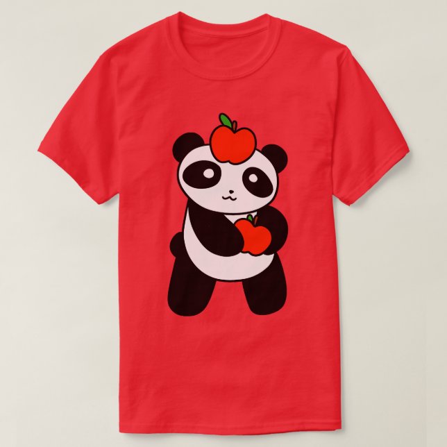 T-shirt Apple Panda (Design devant)