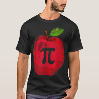 T-shirt Apple Pi Day Math Lover Enseignant Étudiant 3.14 A