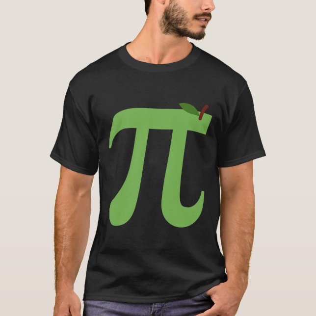 T-shirt Apple Pi Funny Math Pi Day Pie Plaisanterie Pour M (Devant)