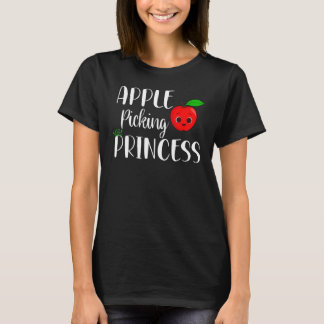 T-shirt Apple Picking Princess Apple Picking Girls Kids To