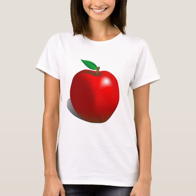 T-shirt Apple rouge (Devant)