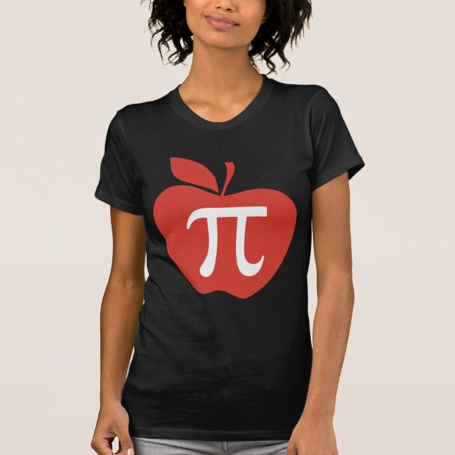 T-shirt Apple rouge pi (Devant)