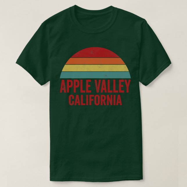 T-shirt Apple Valley Californie (Design devant)