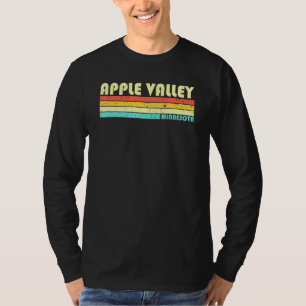 T-shirt Apple Valley Mn Minnesota City Home Roots Retro 80