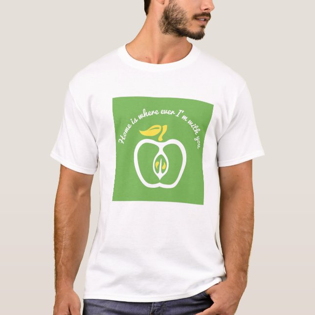 T-shirt Apple with edward sharpe (Devant)