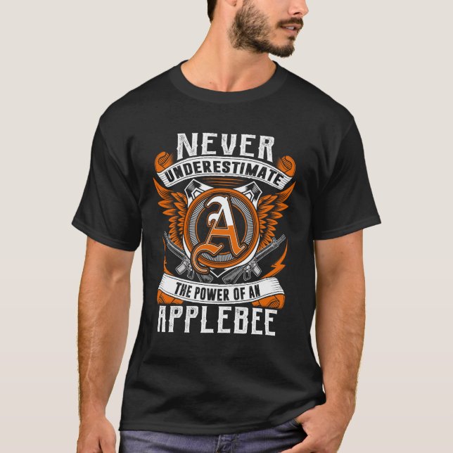 T-shirt APPLEBEE - Ne jamais sous-estimer personnalisé (Devant)