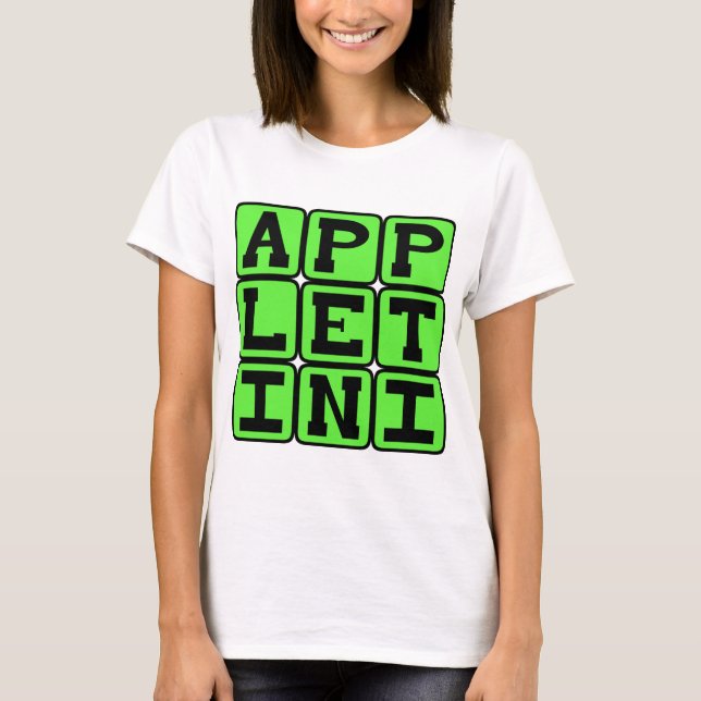 T-shirt Appletini, Martini aromatisé (Devant)