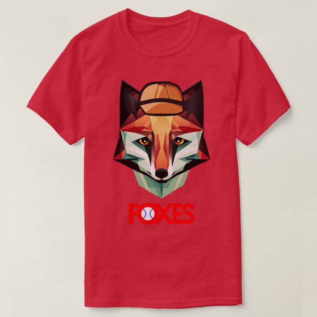 T-shirt Appleton Foxes de ligue mineure de baseball dispar (Design devant)