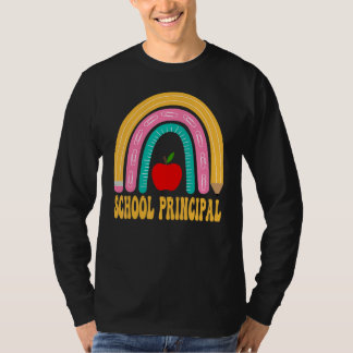 T-shirt Application de la rentrée scolaire crayon arc-en-c