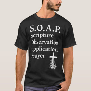 T-shirt Application d'observation des Écritures savon chré