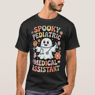 T-shirt Application médicale pédiatrique effrayante Hallow