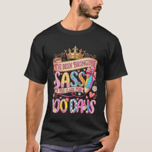 T-shirt Apporter du Sass à la classe Fille de 100 jours d'