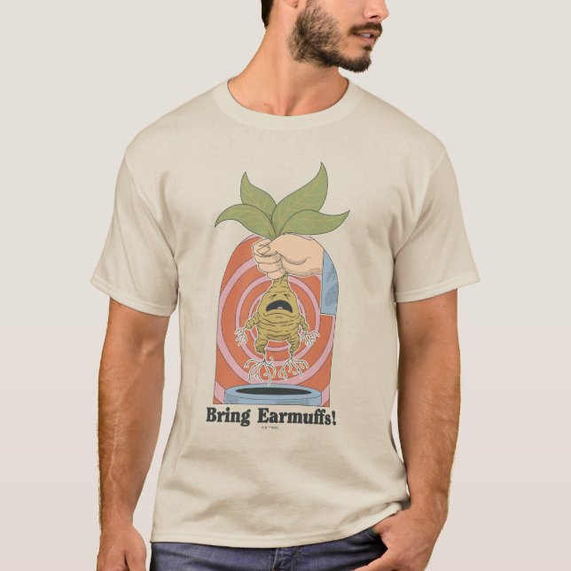 T-shirt "Apportez des cache-oreilles !" Graphisme Mandrake (Devant)