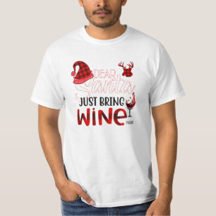 T-shirt Apportez juste du vin
