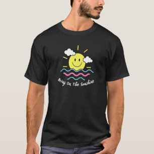T-shirt Apportez Le Soleil Cute Smile Face Soleil Sourire