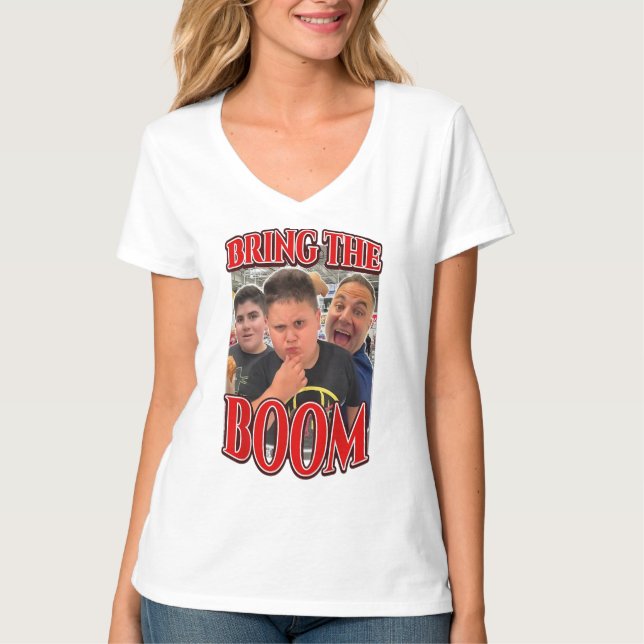 T-shirt Apportez Les Cadeaux De Blague Drôle De Boom Rizzl (Devant)