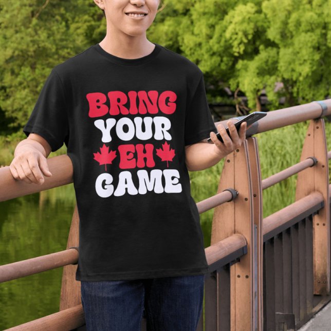 T-shirt Apportez votre Eh Jeu Drapeau Canadien Canada (Créateur téléchargé)