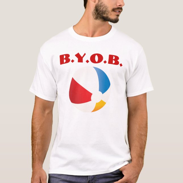 T-shirt Apportez votre propre boule (Devant)