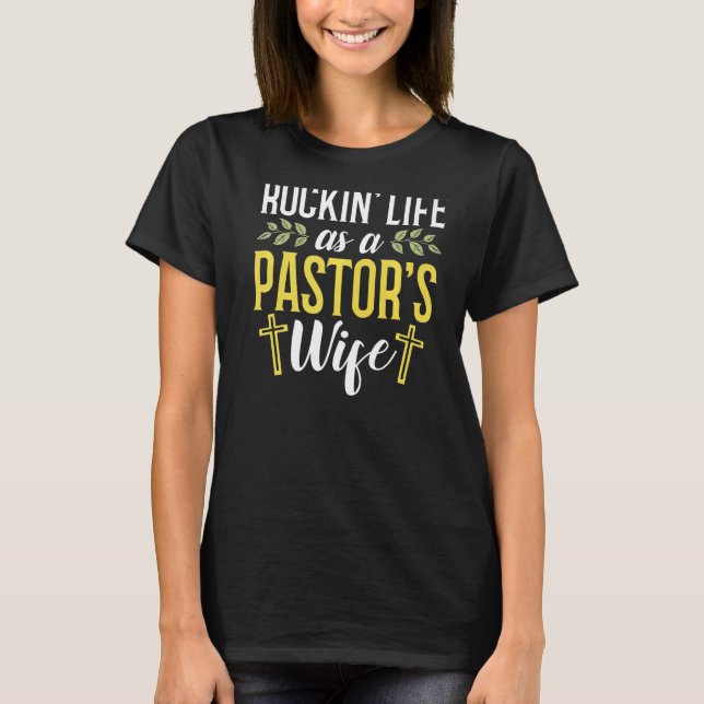 T-shirt Appréciation de la femme pasteur Citations chrétie (Devant)
