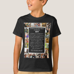 T-shirt Appréciation de l'amitié   Collage photo BFF 22