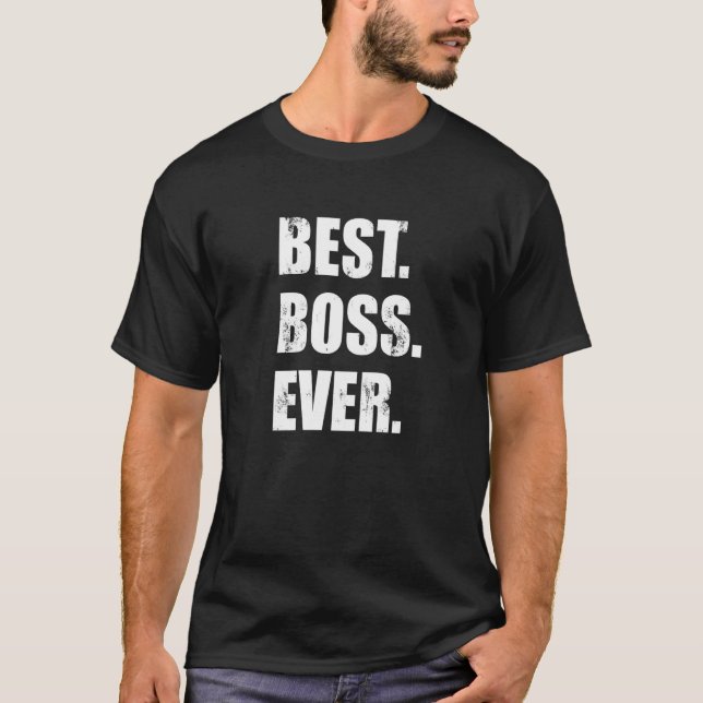 T-shirt Appréciation de l'employé Je suis un patron de fie (Devant)