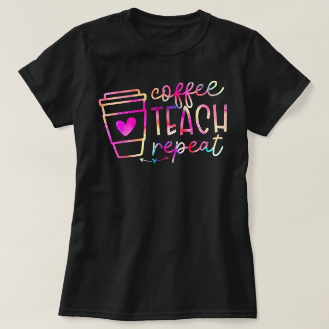 T-shirt Appréciation de l'enseignant à répétition Apprécia (Design devant)
