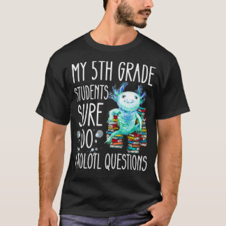 T-shirt Appréciation de l'enseignant de cinquième année Cu